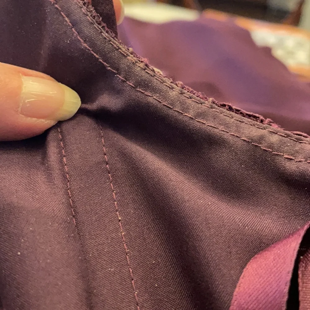 Mori Lee Madeline Gardner Bridesmaid #146 Dress Eggplant Prom - Picture 10 of 11